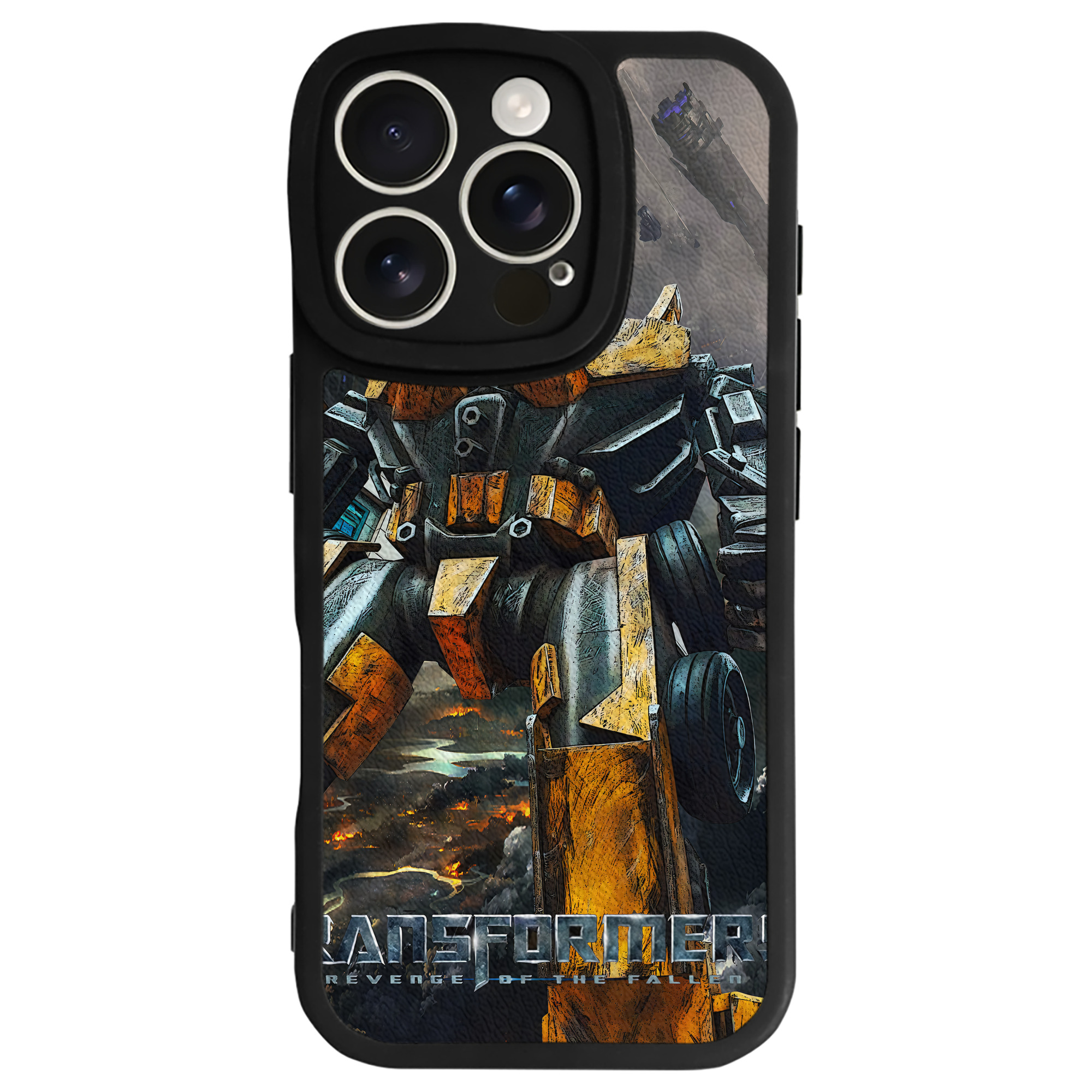 （画像用） Transformers トランスフォーマー 【iPhone 16シリーズ対応】シリコンスマホケース（レザー調） 材質：シリコン